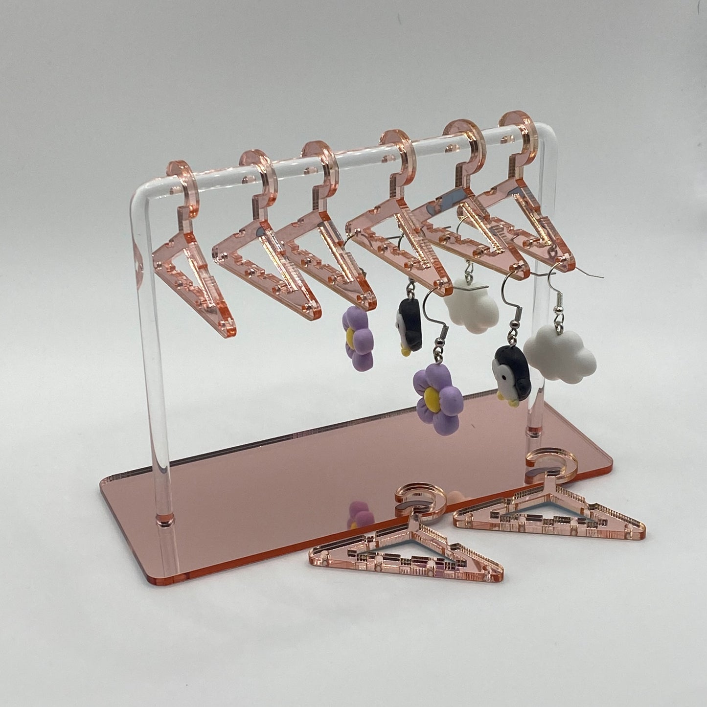 Mini Coat-Hanger Earring Organiser